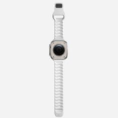 Nomad Sport Band - Športový vodotesný remienok pre Apple Watch 45 / 49 mm, biely
