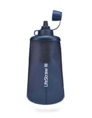 LifeStraw LSPSF1GRWW Peak Series Collapsible Squeeze Bottle 1L Dark Gray