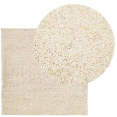 Petromila vidaXL Shaggy koberec PAMPLONA, vysoký vlas, moderný, zlatý 200x200 cm