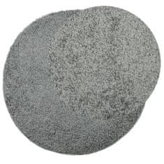 Petromila vidaXL Shaggy koberec PAMPLONA, vysoký vlas, moderný, zelený Ø 160 cm