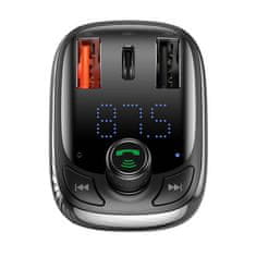 BASEUS Bluetooth FM Transmiter S13 T-shaped čierny