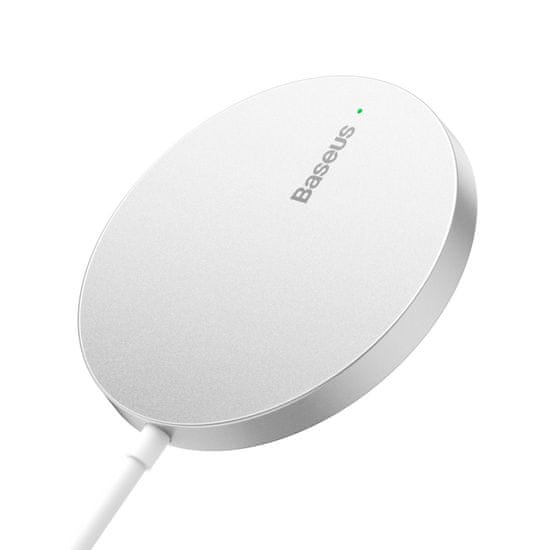 BASEUS Bezdrôtová nabíjačka do siete Simple Mini3 15W USB-C biela