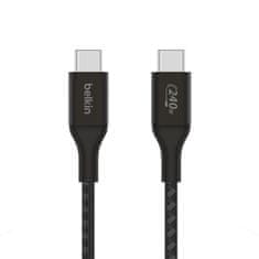 Belkin Boost charge USB-C kábel 240W, 2m, čierny