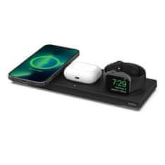 Belkin BOOST CHARGE PRE MagSafe 3v1 Bezdrôtová nabíjacia podložka pre iPhone/Apple Watch/AirPods, čierna