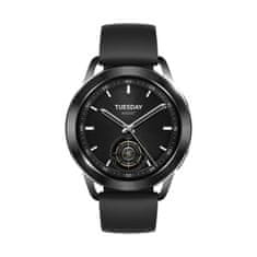 Xiaomi Watch S3/47mm/Black/Šport Band/Black