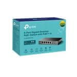 TP-LINK Switch TL-SG1005P-PD 1x GLAN s PoE-in, 4x GLAN s PoE+