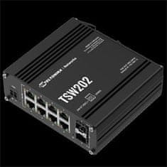 Teltonika PoE+ L2 Managed Switch 8 10/100/1000, 2x SFP - TSW202