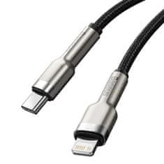 BASEUS Dátový kábel Cafule USB-C/Lightning PD 20W 2m čierny