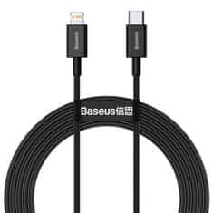 BASEUS Dátový kábel Superior Series USB-C/Lightning 20W 2m čierny