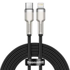 BASEUS Dátový kábel Cafule USB-C/Lightning PD 20W 2m čierny