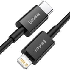 BASEUS Dátový kábel Superior Series USB-C/Lightning 20W 2m čierny