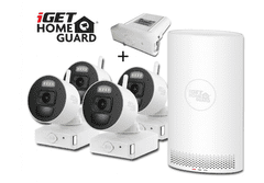 iGET HOMEGUARD HGNVK88004P + náhradná batéria ZADARMO, Homeguard NVR 8CH + 4x kamera BUNDLE