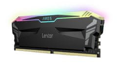 LEXAR ARES DDR4 16GB (kit 2x8GB) UDIMM 3600MHz CL18 XMP 2.0 & AMD Ryzen - RGB, Heatsink, čierna