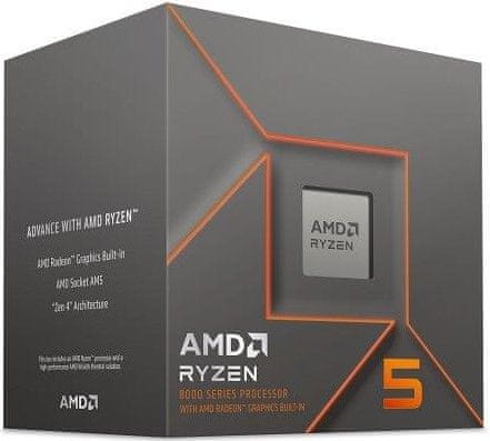 AMD Ryzen 5 6C/12T 8500G (3.5/5.0GHz, 22MB, 65W, AM5 Radeon 740M Graphics) Box, chladič Wraith Stealth