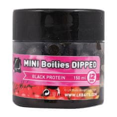 Lk Baits Mini Boilies in Dip Black Proteín 12mm 150ml