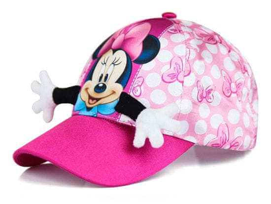 KupMa Dievčenská 3D šiltovka Minnie Mouse - veľkosť 54