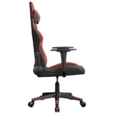Vidaxl Herná stolička čierna a červená umelá koža