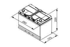 Bosch S4 72Ah Autobatéria 12V , 760A , 0 092 S4E 410