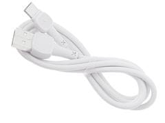 WOWO Biely Kábel USB - USB Typ-C Rýchle Nabíjanie L-BRNO NB132