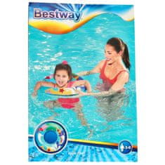 WOWO Bestway 36113 - Nafukovací Plavecký Kruh s Delfínmi, 51cm, pre Deti 3-6 rokov, Max 60kg