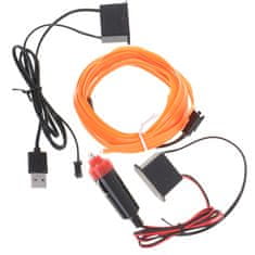 WOWO Oranžová Optická LED Páska Ambient, Dĺžka 3m