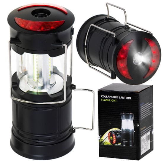 WOWO 3v1 LED Turistická Lampa, Kempingová Baterka a Lampa pre Outdoor Aktivity