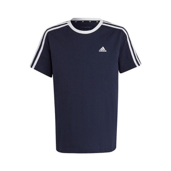 Adidas Tričko tmavomodrá Essentials 3-stripes