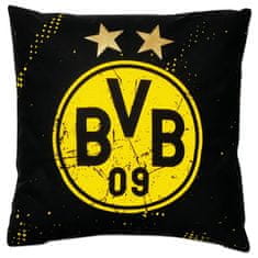 FAN SHOP SLOVAKIA Vankúšik Borussia Dortmund, čierny, 40x40 cm, bavlna