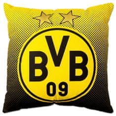 FAN SHOP SLOVAKIA Vankúšik Borussia Dortmund, čierno-žltý, 40x40 cm