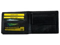 FAN SHOP SLOVAKIA Kožená peňaženka Borussia Dortmund, čierna