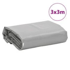 Vidaxl Celta, sivá 3x3 m 650 g/m²