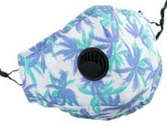 Camerazar Unisex Ochranná Maská s Ventilom a Filtračnou Priehradkou, Bavlnená, 23x13 cm, Prateľná