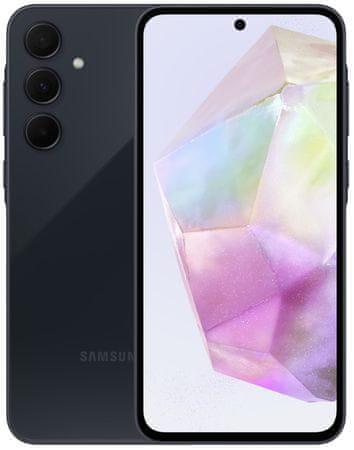 smartfón mobilný telefón samsung galaxy Samsung Galaxy A35 5G 50mpx zadný fotoaparát 5mpx predný fotoaparát lte pripojenie wifi Bluetooth 5.3 tft displej dotykový osemjadrový procesor exynos 1380 android 14 operačný systém ip67 gorilla glass 7 ochranné sklo tvrdené sklo odolný inteligentný telefón NFC čítačka odtlačku prstov Bluetooth 5.3 rýchlonabíjanie výkonná batéria IP68 Super AMOLED displej podpora 5G pripojenie 5G internet 5G sieť