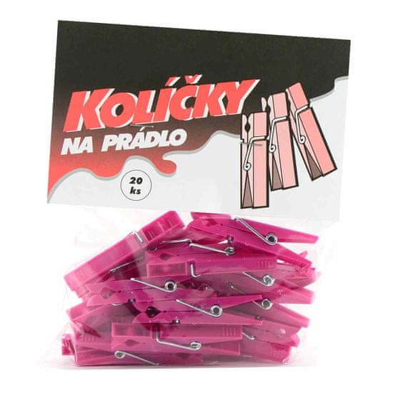 Kolíčky na bielizeň H92 plastové (20ks)