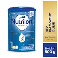 Nutrilon 1 Advanced Good Night počiatočné dojčenské mlieko od narodenia 800 g