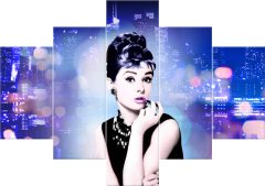 ZUTY Obrazy na stenu - Audrey Hepburn - Jakub Banaś, 100x70 cm