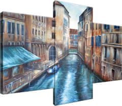 ZUTY Obrazy na stenu - Benátske meštianske domy, 90x60 cm