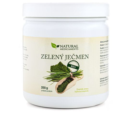 Natural Medicaments Zelený jačmeň BIO 250 g