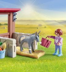 Playmobil 71471 Veterinářova mise s oslíky