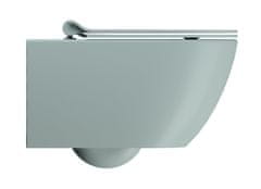 SAPHO PURA WC závesné, splachovanie SWIRLFLUSH, 55x36 cm, ghiaccio dual-mat 881515 - Sapho