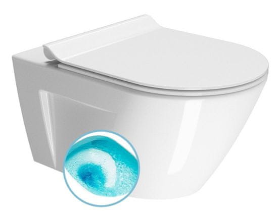 SAPHO NORM WC závesné, splachovanie SWIRLFLUSH, 55x36 cm 861511 - Sapho