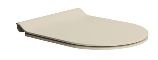 SAPHO WC sedátko SLIM soft close, duroplast, creta mat/chróm MS86CSN08 - Sapho