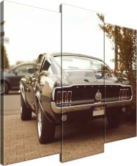 ZUTY Obrazy na stenu - Ford Mustang - 55laney69, 90x80 cm