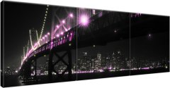 ZUTY Obrazy na stenu - Golden Gate Bridge - Tanel Teemusk, 150x50 cm