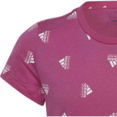 Adidas Tričko ružová L Bluv Tee JR