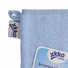 XKKO Organic BIO bavlnená froté žinka - Baby Blue