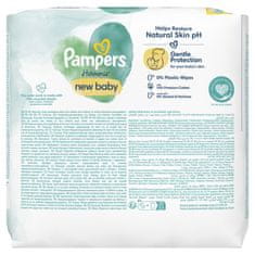 Pampers Harmonie New Baby Plastic Free Vlhčené obrúsky 4 x 46 ks