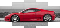 ZUTY Obrazy na stenu - Ferrari 360 CS- Axion23, 150x70 cm