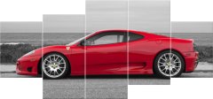 ZUTY Obrazy na stenu - Ferrari 360 CS- Axion23, 150x70 cm