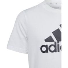 Adidas Tričko biela L Essentials Big Logo Cotton Tee Jr